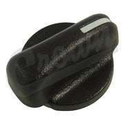 A black Jeep TJ Wrangler fan switch knob 5011218AC