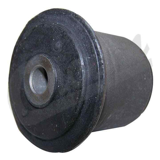 An image of a black control arm bushing for a Jeep vehicle.