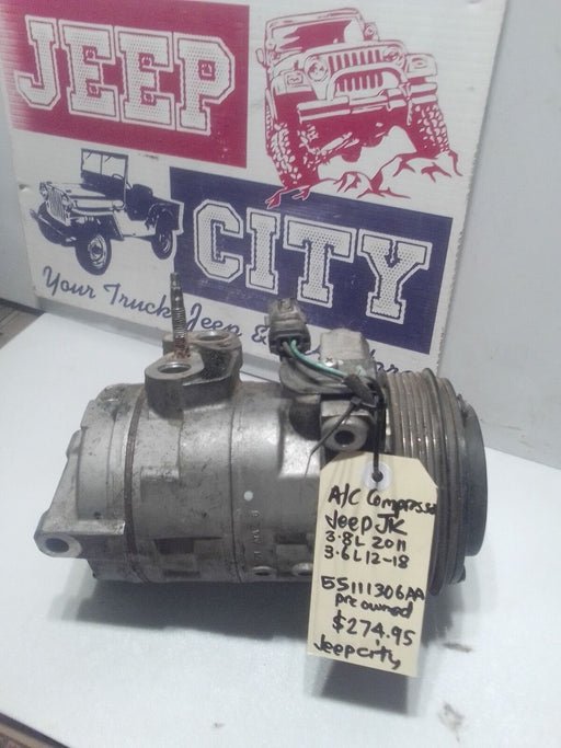 Jeep JK Wrangler A/C Compressor used jeepcity.online right side