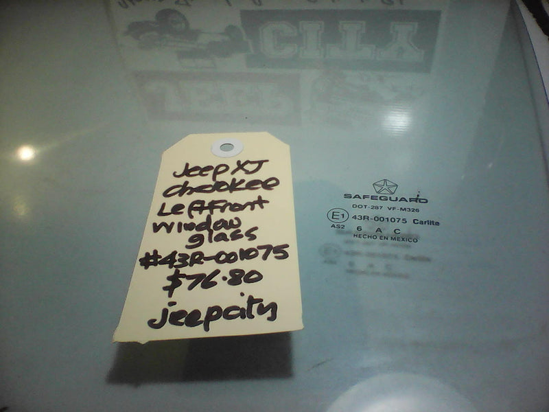 Window Glass LHF Jeep XJ Cherokee 1997-2001