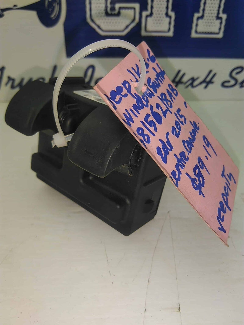 Window Switch Jeep JK Wrangler 2013 -2016 3.6L console mounted 68156218AB