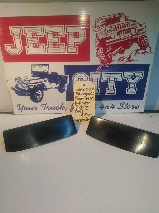 Guard Indicator Backing Plate Front Jeep CJ7