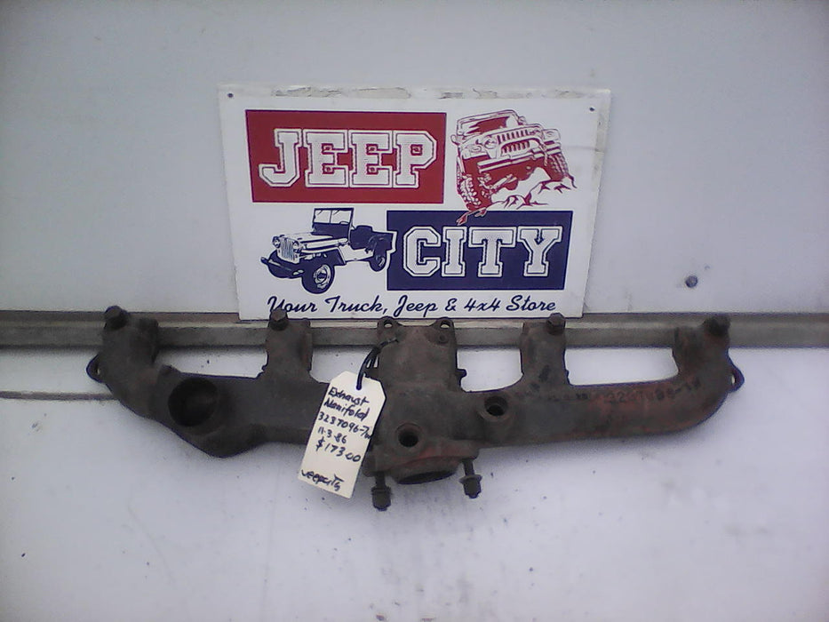 Exhaust Manifold 4.2L 6 cyl Jeep AMC258 3237096