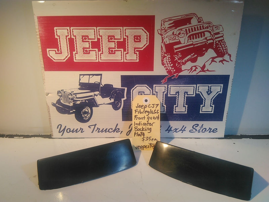 Guard Indicator Backing Plate Front Jeep CJ7