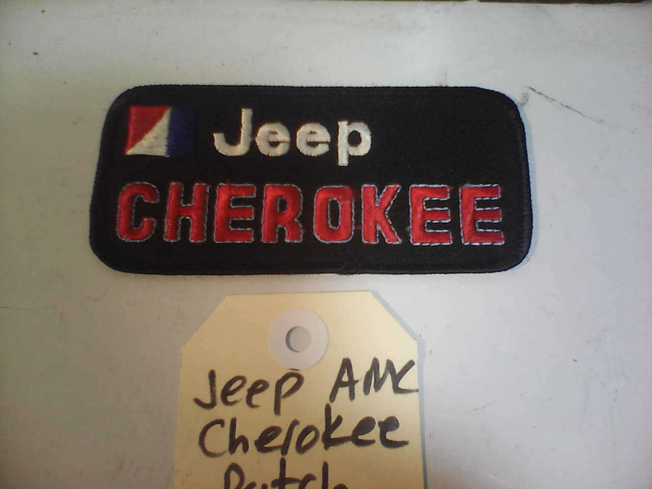 Patch Vintage Jeep AMC Cherokee Black Red and White