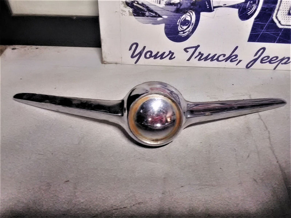 Hood Ornament Jeep Willys 50-64 Pickup Truck or Wagon Chrome Front