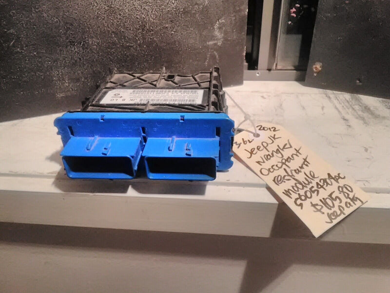 Airbag Occupant restraint module  Jeep JK Wrangler 3.6L 2012 Only 56054304AC