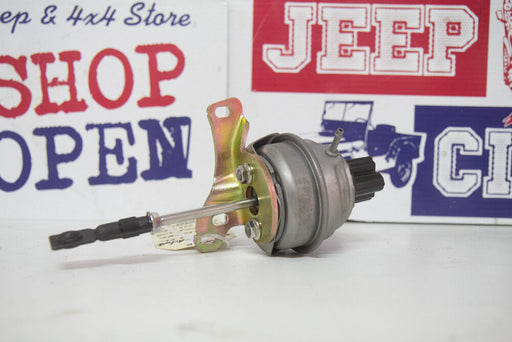 Turbocharger actuator for a Jeep Compass, silver in color, 68000633AB