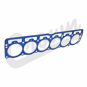 A blue cylinder head gasket for Jeep vehicles.