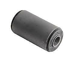 Black leaf spring bushing for Jeep vehicles, with a solid pattern and no discernible branding.
