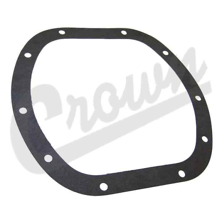 Black differential cover gasket for Jeep vehicles, with pre-drilled holes, Dana 30 Dana 27 Dana 25